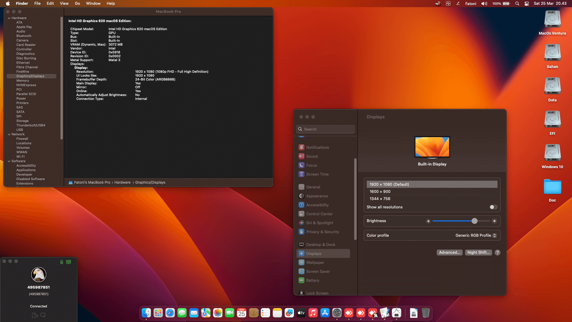 Lenovo Thinkpad E470 2nd [KabyLake   Intel HD 620 + PS2 SMBUS]   OpenCore 5